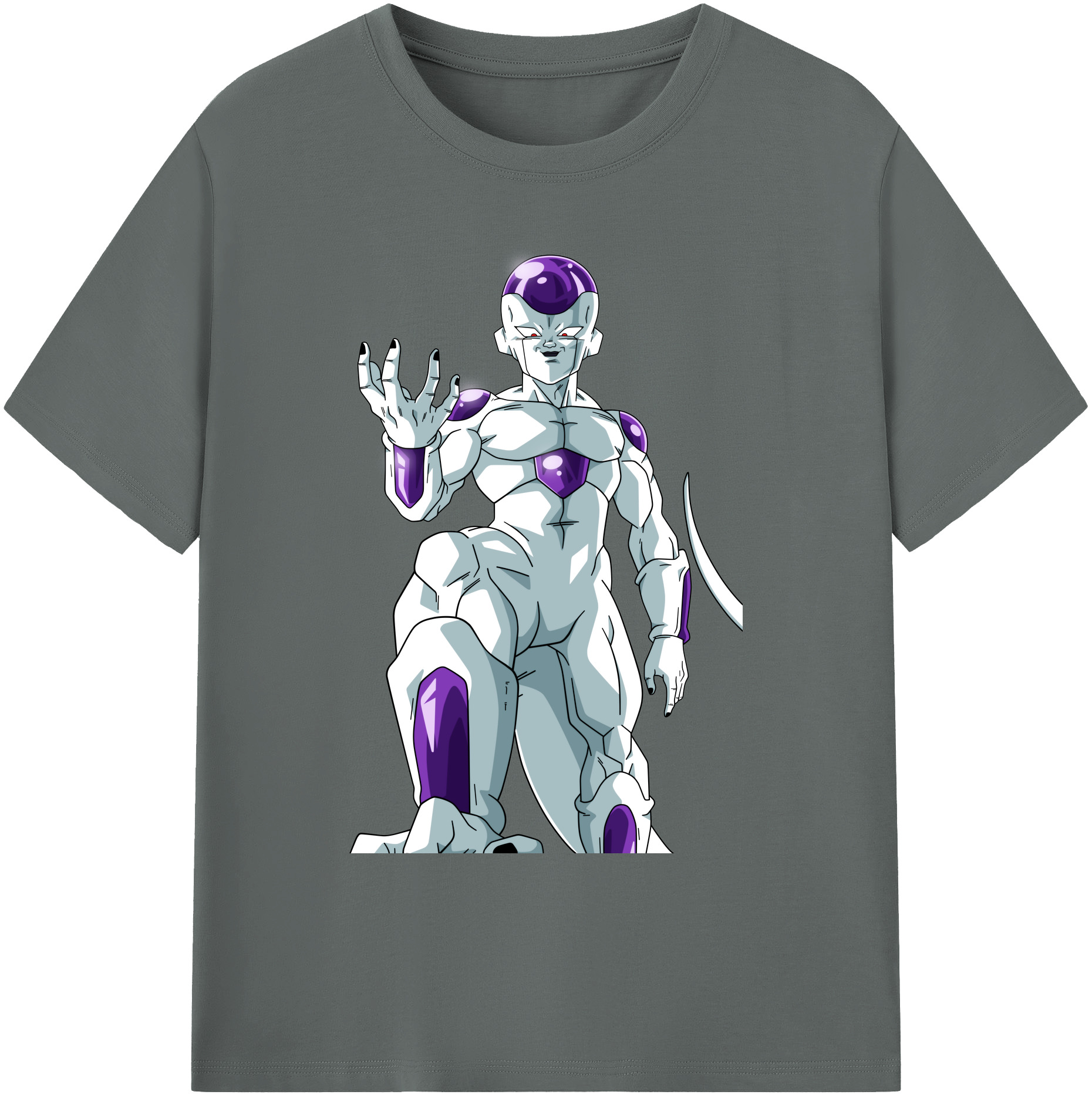 （画像用） ドラゴンボール フリーザ DRAGON BALL Frieza 綿100％ メンズ半袖Tシャツ｜肌触りやわらか＆通気性